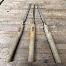 Vintage Draper  Wood Turning Chisels X 3- WOOD TURNING