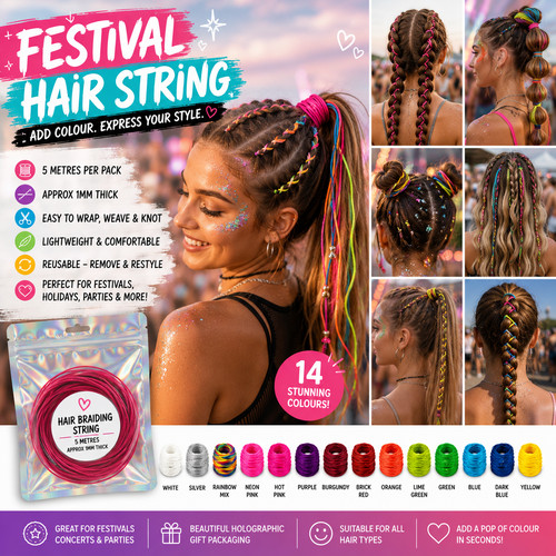 Festival hair string - hair,