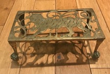VINTAGE ANTIQUE BRASS TRIVET