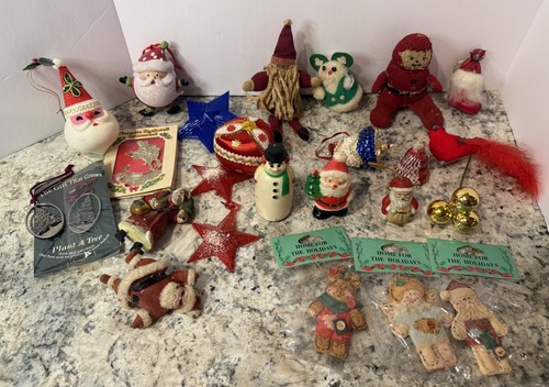 Vintage christmas ornament lot - vintage,