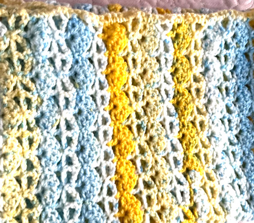 Crochet baby blanket - blanket, hand