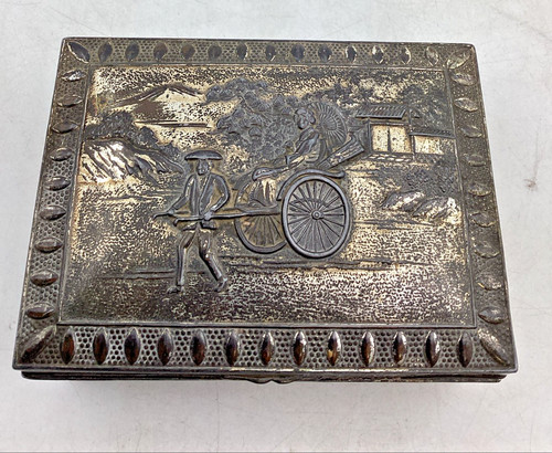 Pewter japanese cigarette - pewter,