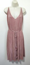 Topshop pink sparkly pleated