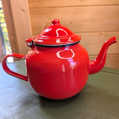 Vintage japy french red enamel - vintage,
