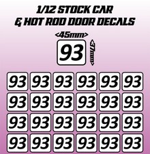 24x GT Style Door numbers Hot