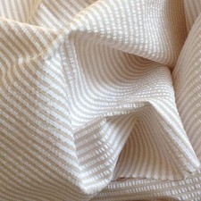 100% Cotton Seersucker Stripe