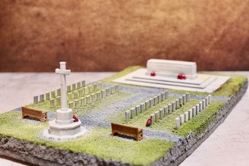 War cemetery monument set - war,