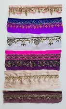6 Sari/Saree Edging 10' Strips