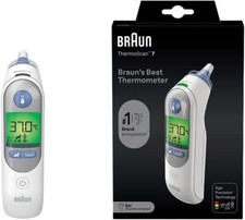 BRAUN THERMOSCAN 7 EAR THERMOMETER PRECISCION FILTER IRT 6520 - Damaged box