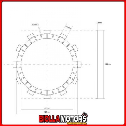 741454 single disc clutch - 741454,