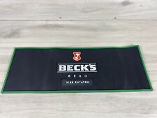 BECKS VIER RUBBER BAR RUNNER