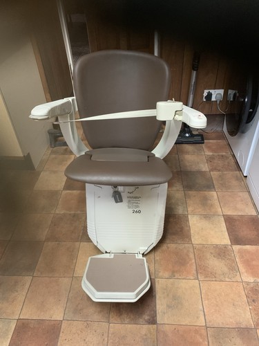Stannah 260 curved stairlift - curved,