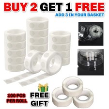 100 Adhesive Dots Tape DIY