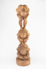 Tall Pillar Statue Praying