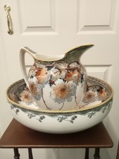 Royal Doulton “Briar Rose” Antique Wash Jug & Bowl Set c.1905 – Reg No 453404