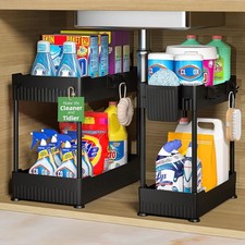 2 Pack Under Sink Organizer