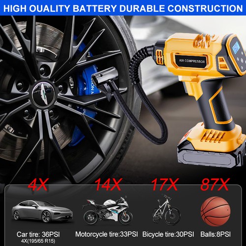 Cordless car inflator air - car,