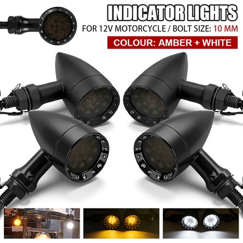 Bullet motorcycle led turn - 4x,