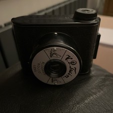 Bakelite Vintage VP Vest Pocket Twin Bolco Lens Camera with Case