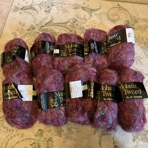 50g balls mohair tweed - balls, of