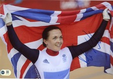 Victoria Pendleton Signed 12x8