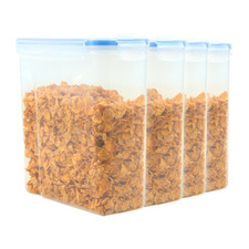 4 x CEREAL CONTAINERS AIRTIGHT
