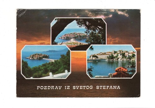 Postcard svetog stefana - postcard, /