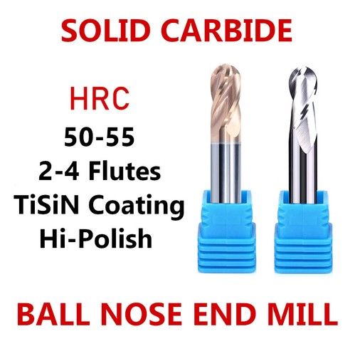 Solid carbide ball nose end - carbide,
