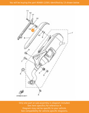 Yamaha grommet 90480 12581 - yamaha, 90480-12581