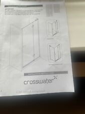 Crosswater Showering Design+ Hinged Door 1200mm Silver