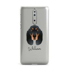 Black and Tan Coonhound Personalised Nokia Case for Nokia Phones