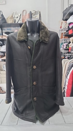 Men shearling coat jacket - men's,