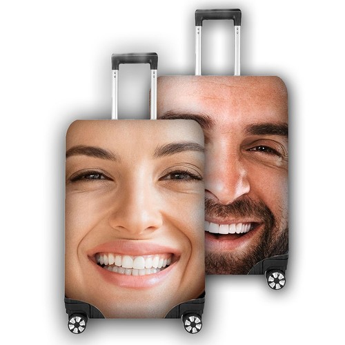 Face zoom luggage cover - in,