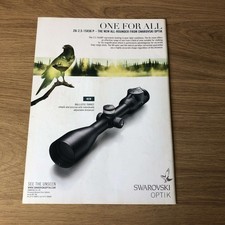 GUNS79 MAGAZINE ADVERT 12X9 SWAROVSKI OPTIK Z6i 2.5-15X56 P