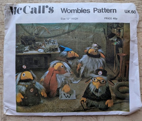 Mccall vintage 1970s - 1970s, wombles