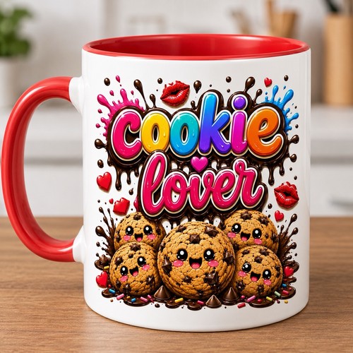 Cookie loving coffee cup - cookie,