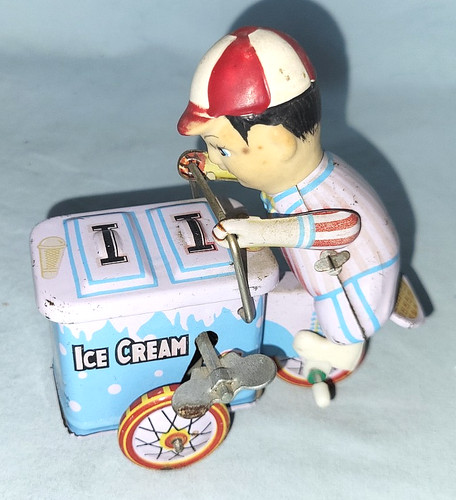 Vintage tin wind - ice, cream