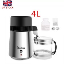 ZOKOP 4L 750W Water Distiller 304 Stainless Steel Purifier Temperature Control