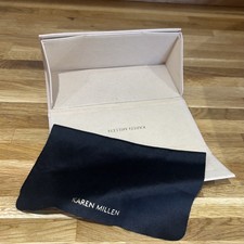 Karen Millen Pink Trifold Magnetic Glasses Case Hard Shell