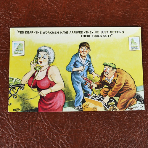 Postcard comic bamforth - postcard,, comic,