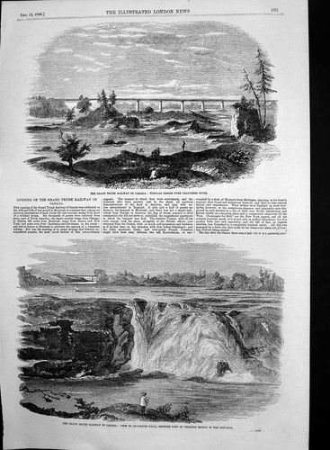 Old antique print grand trunk - print,