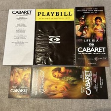Cabaret Musical August Wilson Playbill Flyer July 2025 Broadway Eva Orville