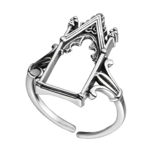 Adjustable gothic ring women - adjustable,