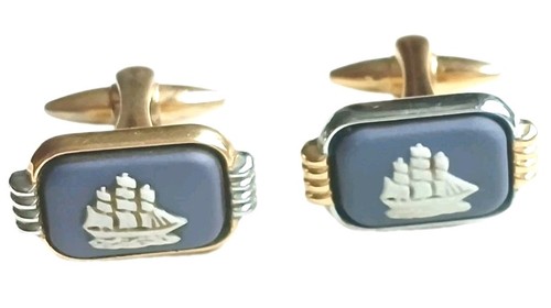 Wedgwood cufflinks mens gold - cufflinks,