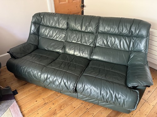 Sofa set suite - sofa, leather