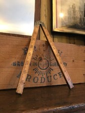 Antique tool boxwood brass - antique,