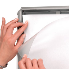 Replacement Protect Poster Snap Frame Anti-Glare Cover Sheets Covers All Sizes