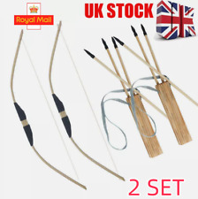 Classic Wooden Bow and Arrow