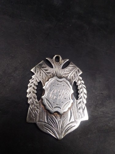 Vintage silver watch fobs - silver,