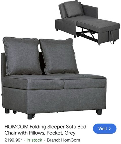 Fold out sleeper - chair, sofa